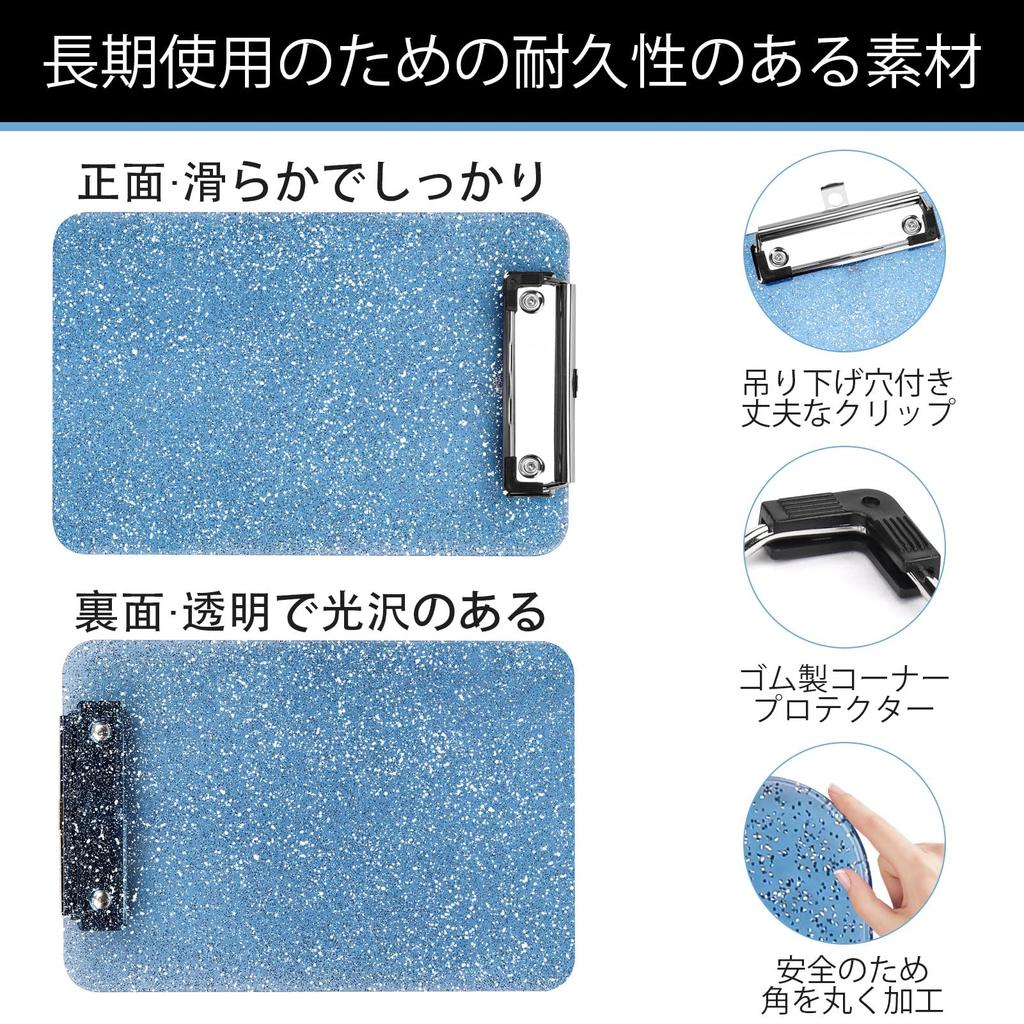 SFLHHDM Clipboard Folder A5 Slim File Board Wall Mount A5 Binder Clip Cute Vertical Mini Clip File Durable Clipboard Circular Simple Vertical Receipt