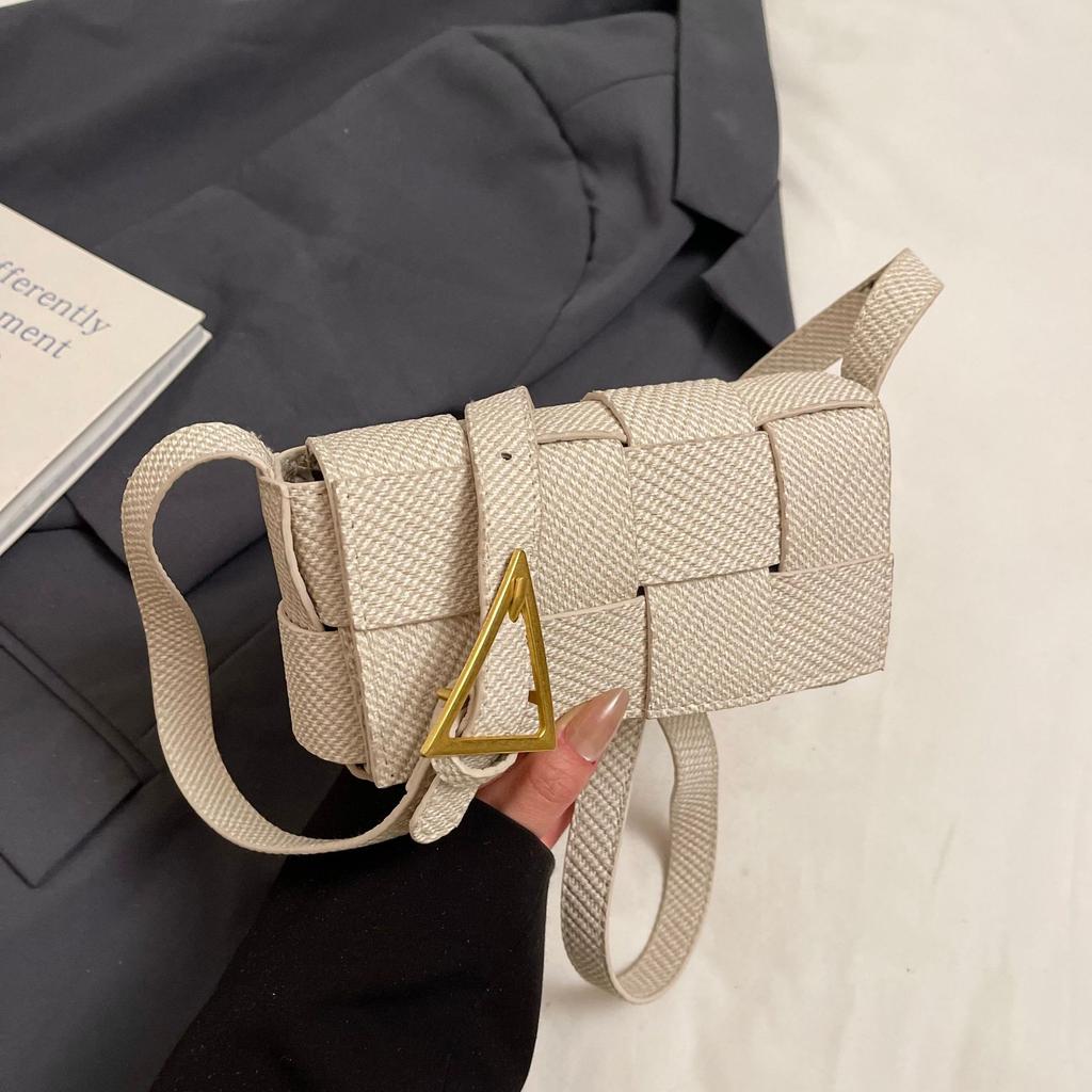 Personalized Trendy French High-quality Texture Bag for Women New Fashion Simple Bag Knitted Women's Crossbody Bag