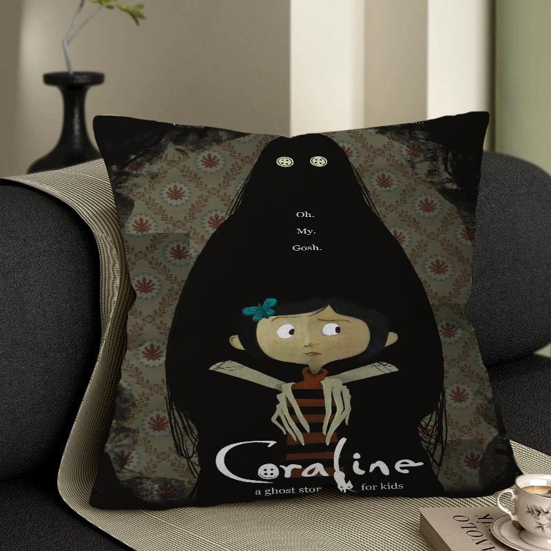 Coraline Cushion Cover 30x50 Polyester Sofa Cushions Decorative Throw Pillows Home Decoration Pillowcover