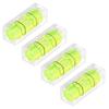 4Pcs 10x10x29mm Universal Square Bubble Spirit Level Tripod Measuring Camera