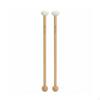 2 Pieces DoubleheadedEnded Mallet Soft Percussion with Wooden Handle Balanced DoubleHeaded