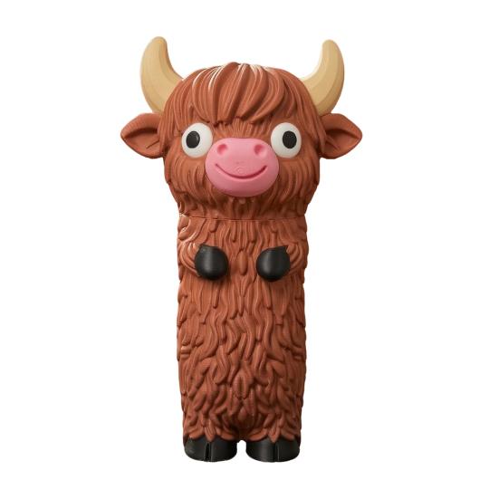 Highland Cow Pencil Holder Desk Pen 3D Printed Organizer