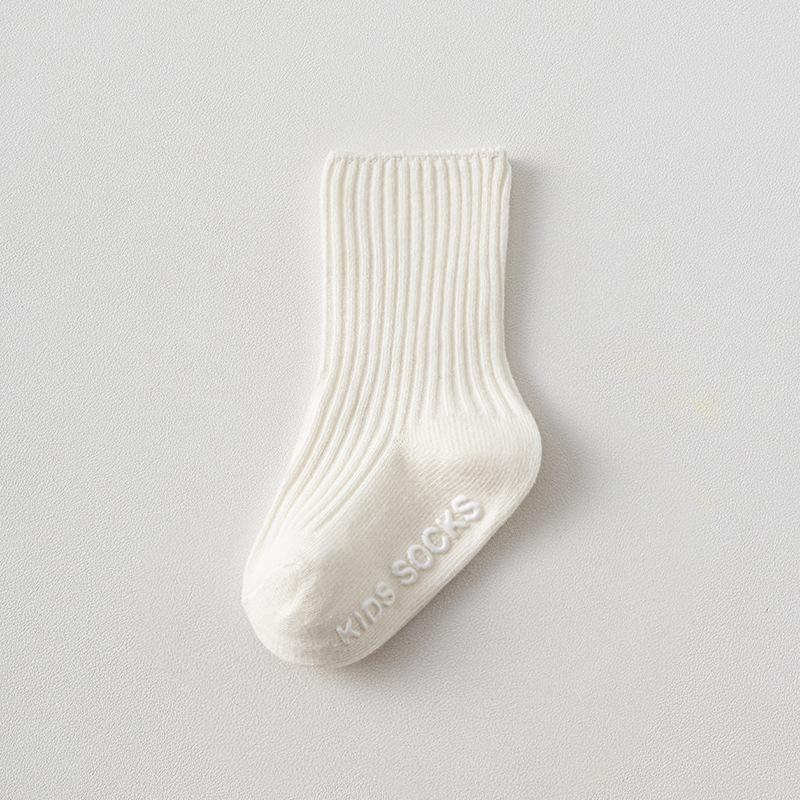 

Унисекс Детские Нескользящие Хлопковые Носки до Середины Икры на Все Сезоны L (3-5 years, Foot Length 13-15CM, No Adhesive)