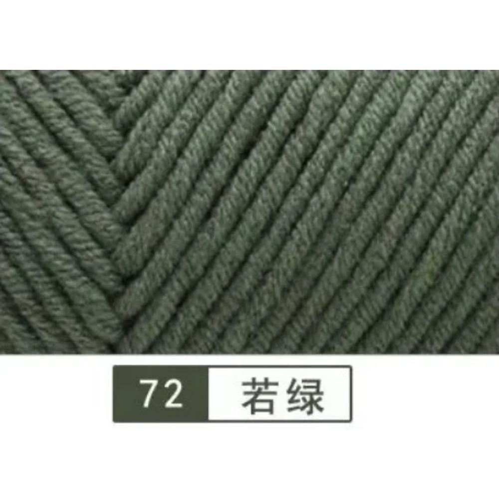 100g Pure Colour Lover Yarn Soft Milk Cotton Yarn Woolen Yarn 8 Ply Thread for Knitting Scarf Wool Handmade DIY Scarves Gift