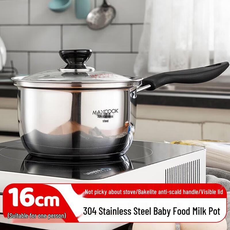 

Mei Chu 304 Stainless Steel 16CM Saucepan