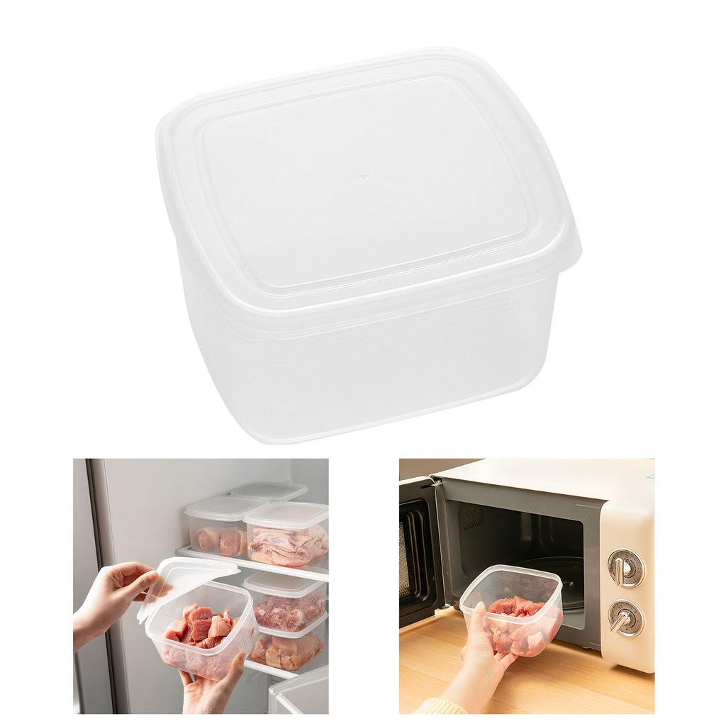 Meat Container for Refrigerator Bacon Keeper Clear Fridge Meat Storage Containers Sealed Storage Box