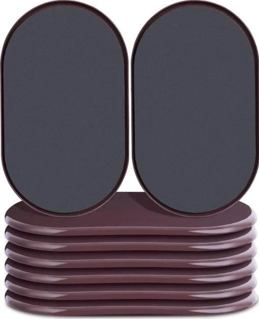 8PCS Heavy Duty Mobil Movers Reutilizabile Mobilă Mare Glisante Pat Canapea Masă Birou Mutarea Covorașe pentru Covor și Pardoseală din Lemn