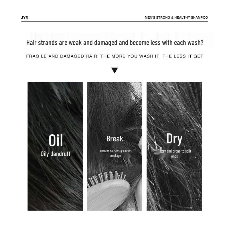 JVR Men's Strengthening & Smoothing Shampoo