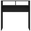 Vidaxl Stolik Konsolowy, Czarny, 78X30X80 Cm, Materiał Drewnopochodny