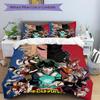 My Hero Academia Characters Bedding Set  Comforter Cover Gift for Bedroom,Includes 1 Cover and 2 Pillowcases, No InsertB304