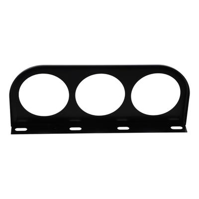 Siyah 52mm/2 inç 3 Delikli Gösterge Montaj Tutucu, Üçlü Gösterge Paneli Kabuğu, Araba Gösterge Paneli Metal Tutucu, Voltmetre,