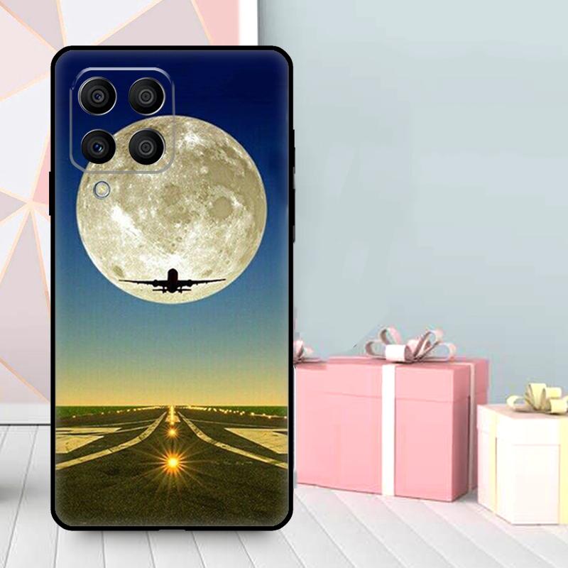 Airplane Flying Into The Sunset Case For Samsung Galaxy M35 M56 M12 M06 M32 M52 M55 M15 M11 M13 M14 M16 M36 M31 M53 M34 M54