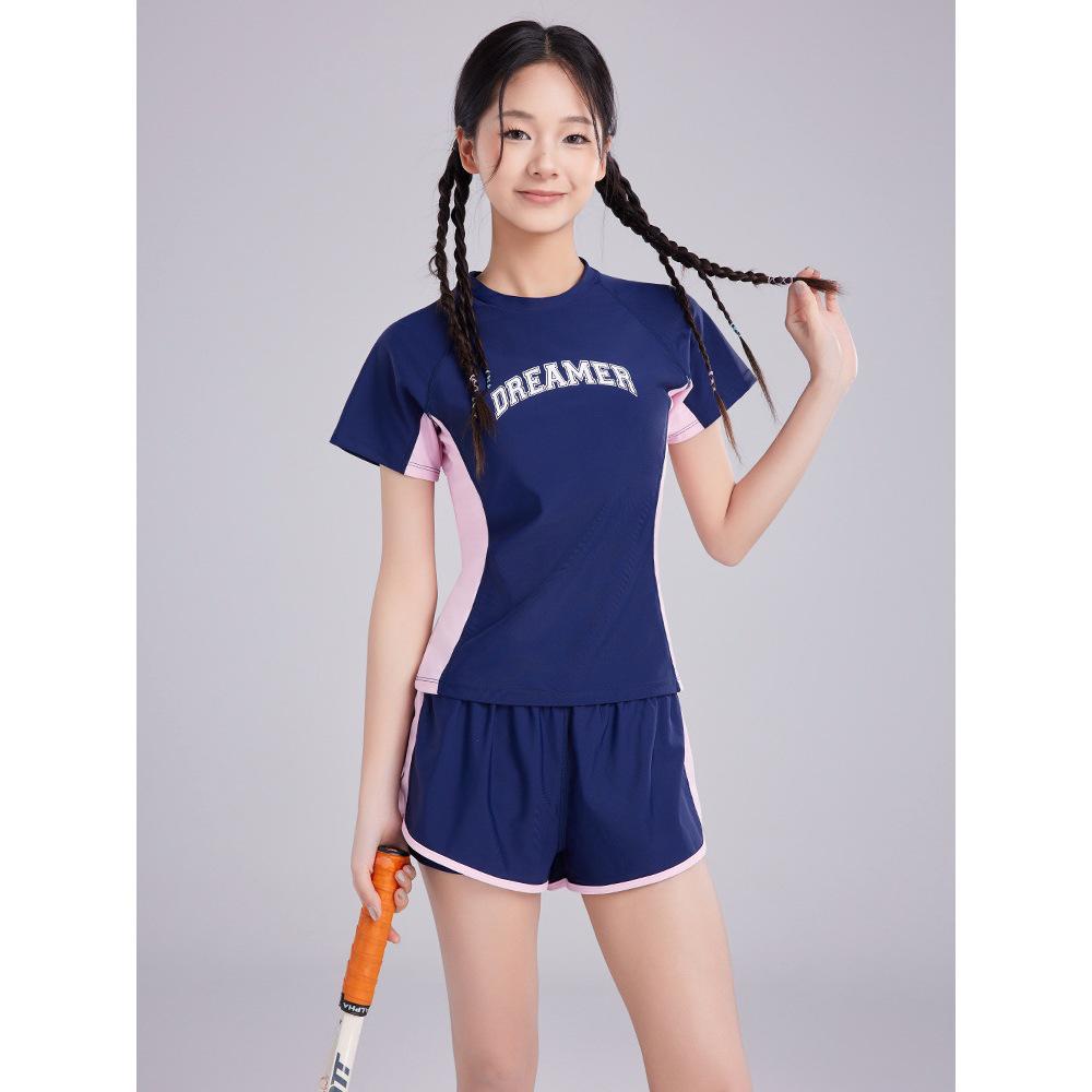 2025 New Style Girls' Split Swimsuit for Teens and Children