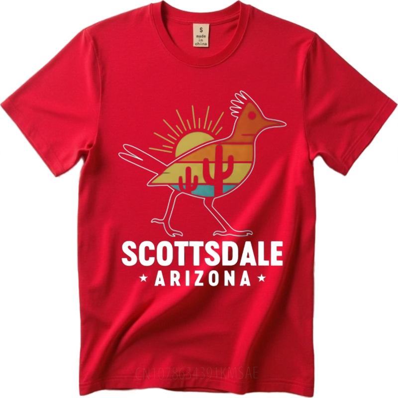 

Mens tshirt Casual summer Teenagers tshirt Colorful Bird With Cactus And Sun Design Short Sleeve Street Wear ONeck Tshirt S