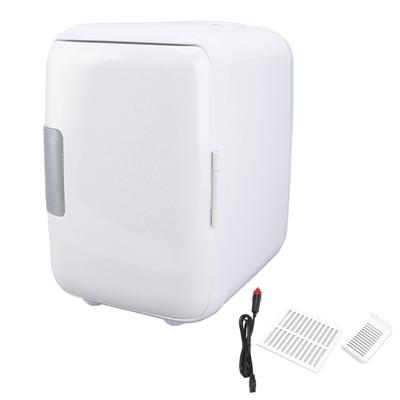 Car Fridge 4 Liters Durable ABS Cosmetic Storage Detachable Partition Portable Mini Fridge for Food