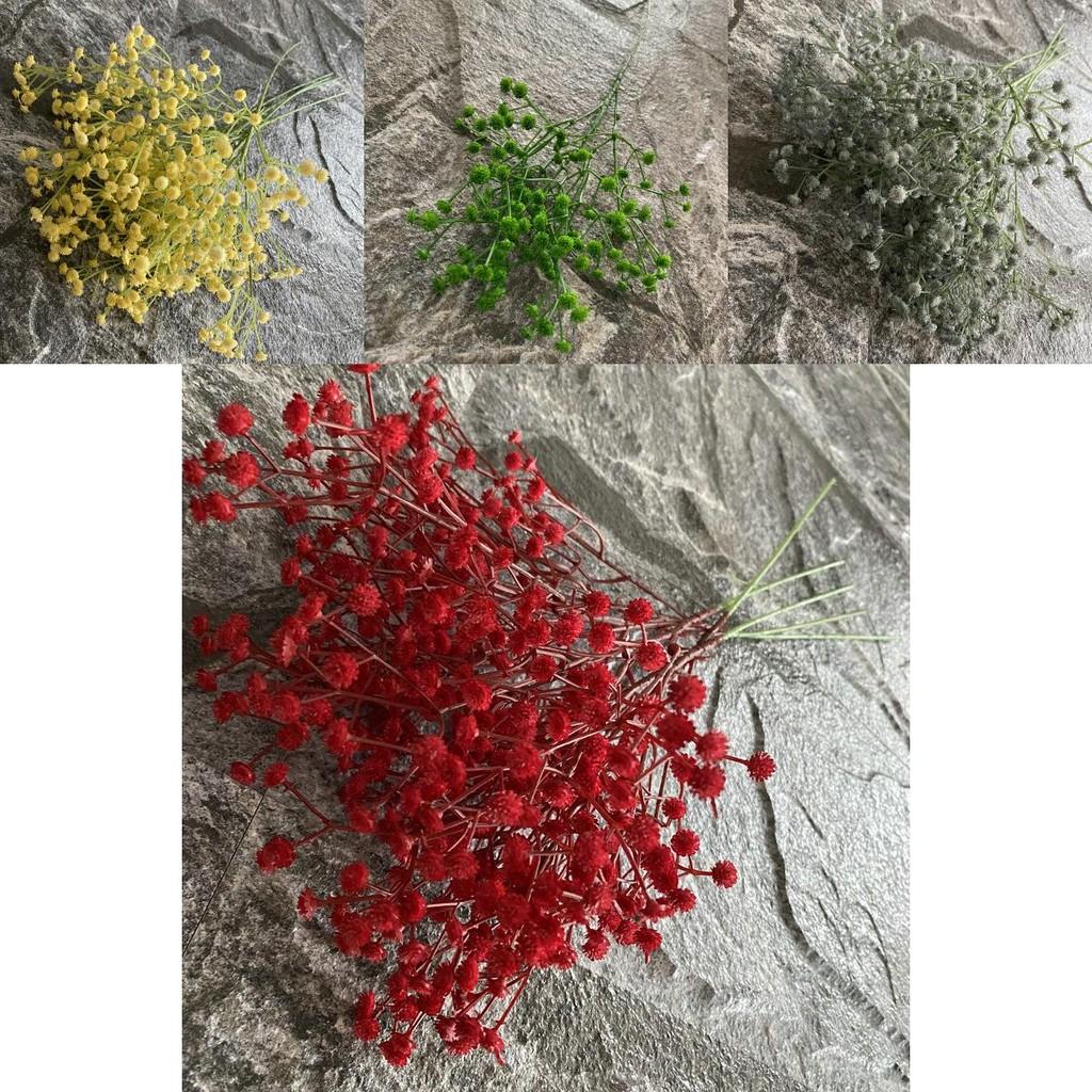 Lifelike Artificial Gypsophila Wedding Bouquet Plastic Flower For Ceremony Photo Studio Props