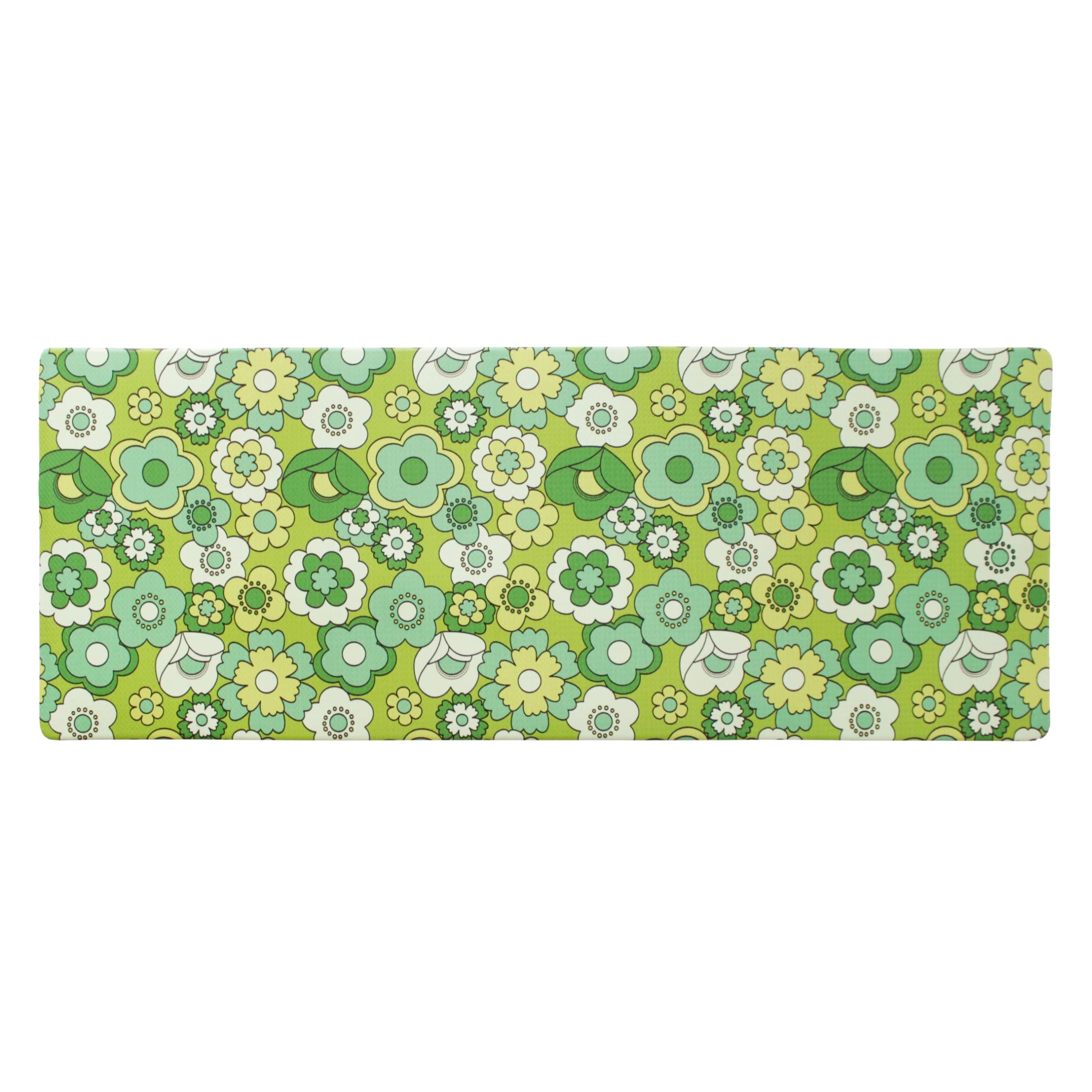 

OKA Luance Kitchen 45cm x Green Soft PVC No Washing Mat, Approx. 120cm, (Showa Retro, Wipeable, Vinyl, Required) зелёный