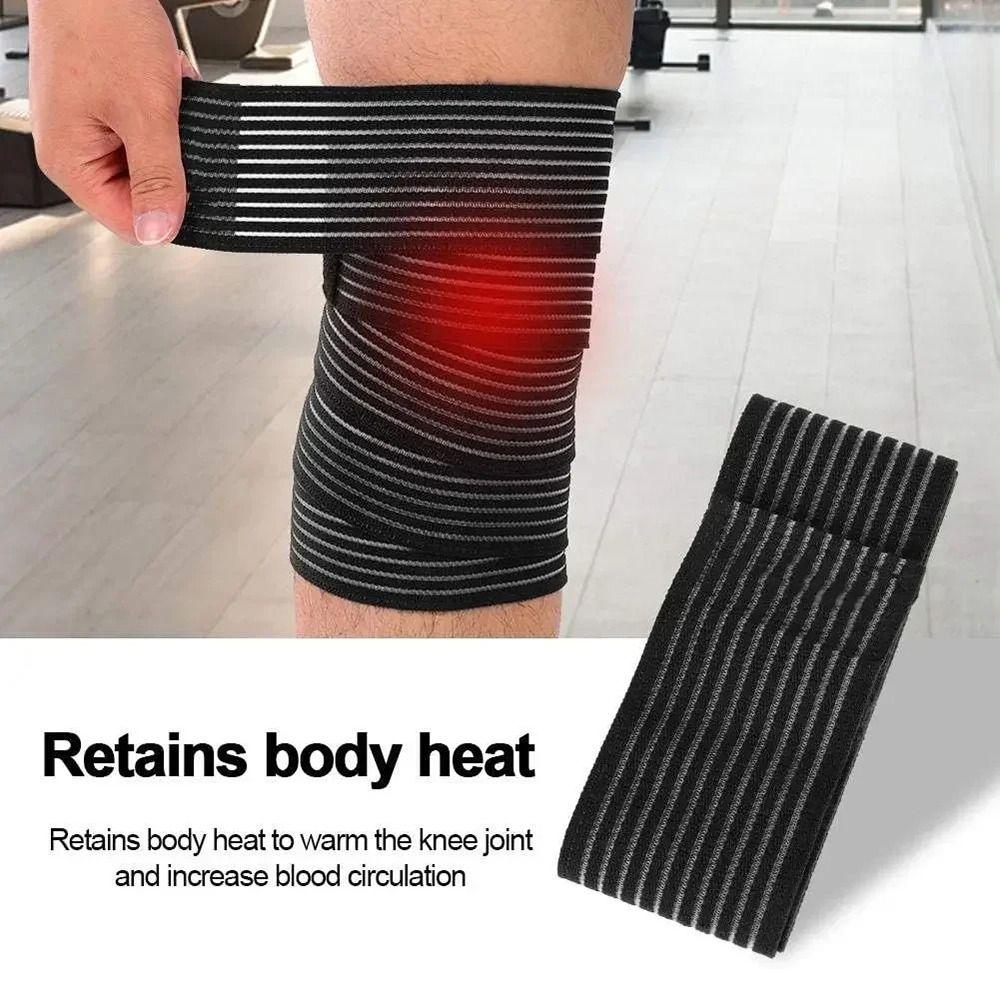 1Pcs High Elasticity Knee Brace Support Wrap Portable Bracer Wristband  for Outdoor Activity