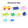 Non-Toxic 160Pcs Creative Building Blocks Set Of Colorful Classic Basic Silver Brick Diy Toys For Baby Christmas Gifts 3 To 10 Years Toys