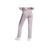 Adidas Casual Slim Fit Three Stripe Side Open Vintage Sports Button Knit Pants Women Pants Light-Purple IS0869