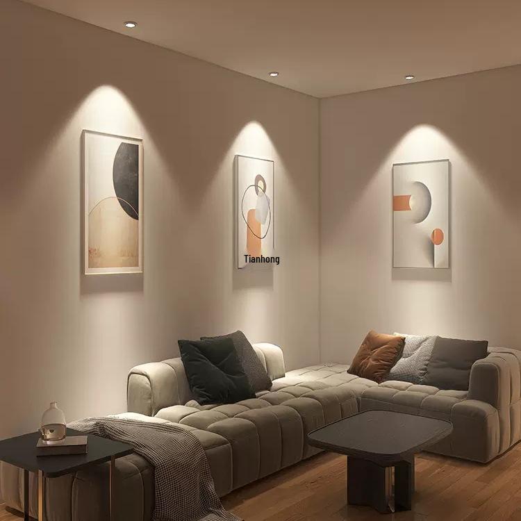 Spot încastrat fără ramă anti-orbire pentru sufragerii și holuri