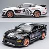 Maßstab 1:24 Mustang Shelby GT500 Druckgussauto-Modellspielzeug, zurückziehbares Spielzeugfahrzeug mit Ton und Licht für Kinder, Kleinkinder, Jungen und Mädchen, Geschenkkollektion