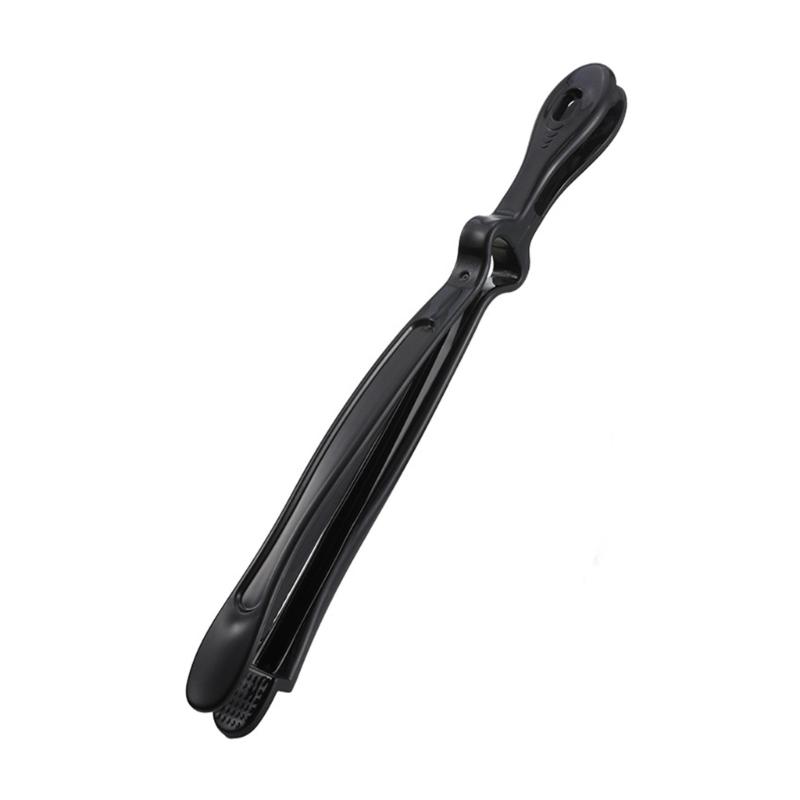 

Multipurpose Kitchen Tongs Dishwasher Safe PP Materials Ergonomic Handle For Grilling Cooking Serving Food With Secure Hold чорний