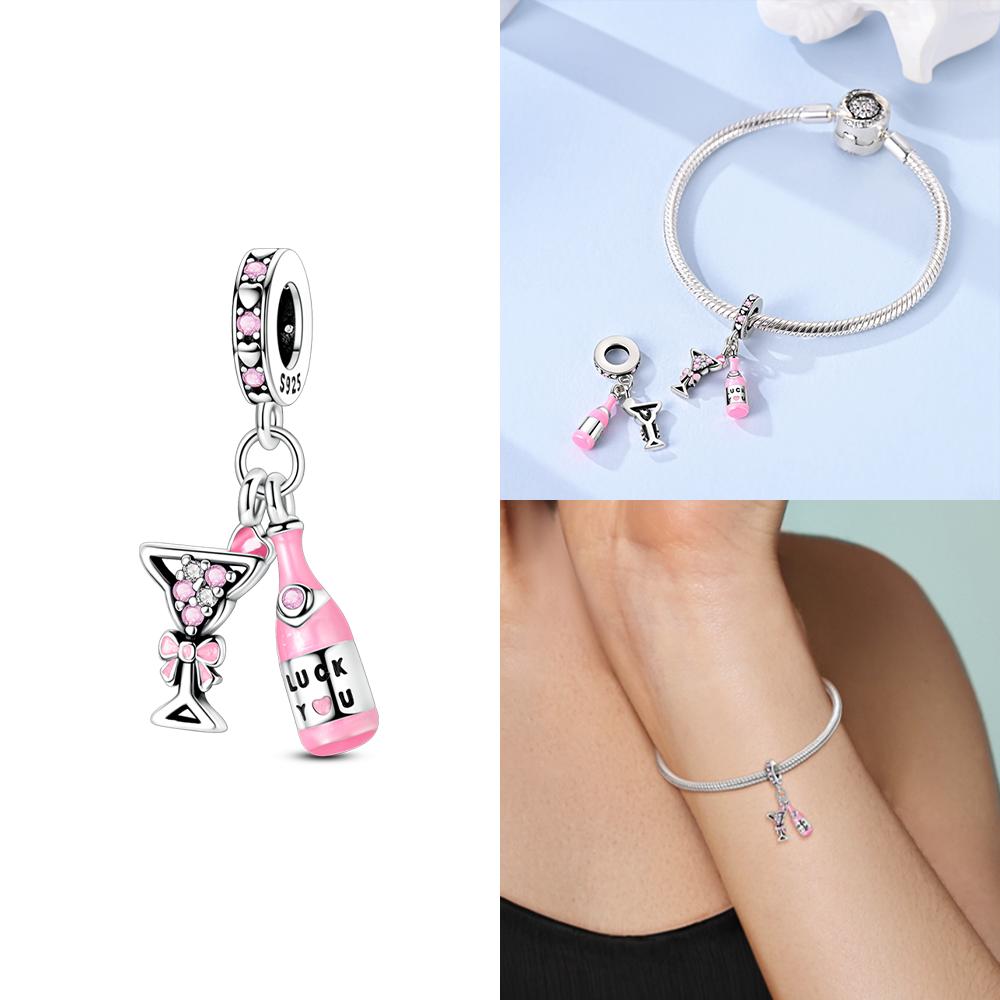 Original Magic Hat Star Cat Penguin Charms Copper Motorbike Beads Fit Bracelet Women Jewelry Making Diy Gift