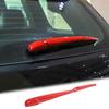Rear Window Wiper Cover Trim Bezels Decor for Jeep Grand Cherokee 2011-2019 Red