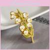 Halloween Skull Floral Brooch Alloy Accessory For Men Women Party Gift