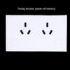 Corui Tuya Wifi Smart Socket 15a Double Au Plug Smart Touch Switch Support Smart Life App Light Wall Button Alexa Google Home