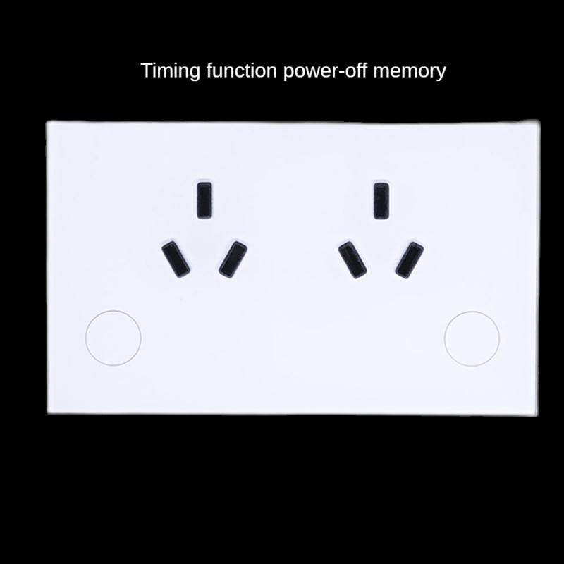 Corui Tuya Wifi Smart Socket 15a Double Au Plug Smart Touch Switch Support Smart Life App Light Wall Button Alexa Google Home