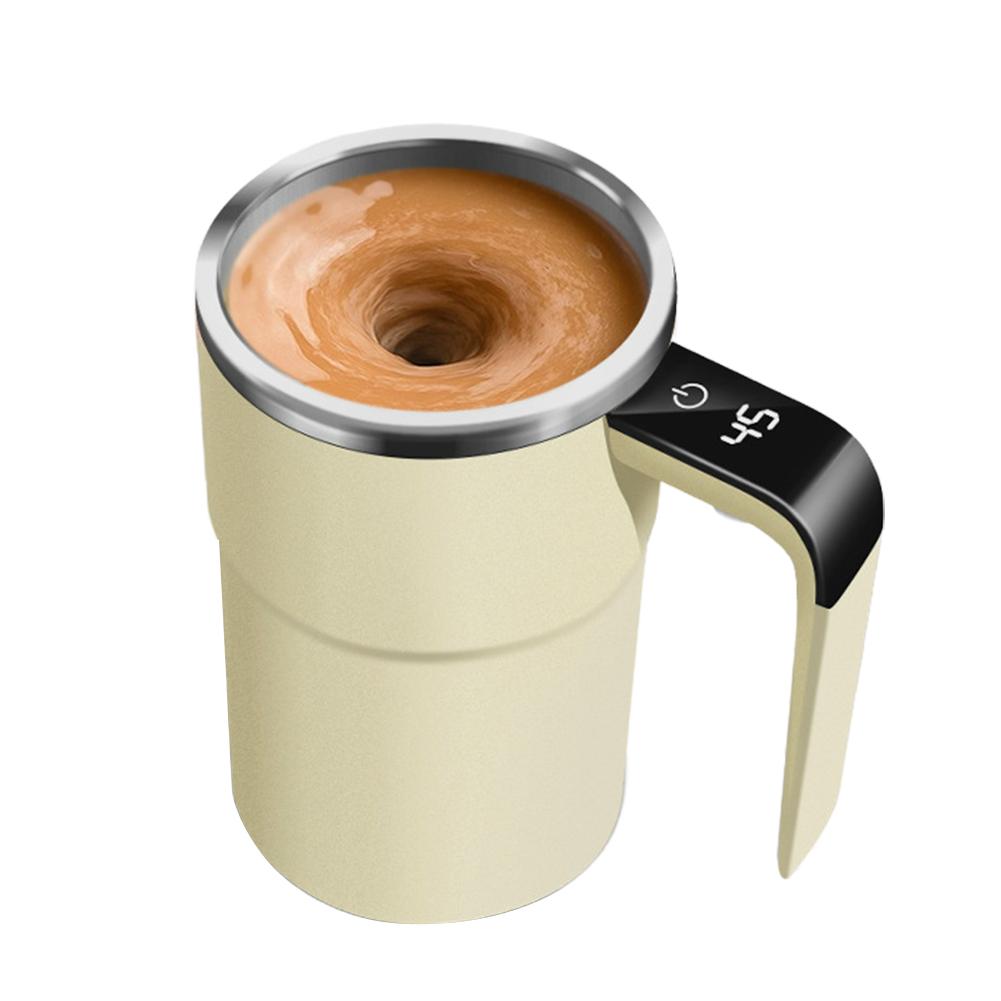Automatic Stirring Cup Rechargeable Portable Coffee Electric Stirring Stainless Steel Mixer Rotating Magnetic Self Stirring Mugs