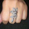 Elegant Micro-Paved Zirconia Ring Designed for Women, Perfect for Birthday Celebrations And Valentine'S Day Gifts.