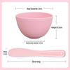 Silicone Beauty Salon Mask Bowl Set with Mixing Stick - DIY Tool for Mask Preparation