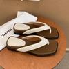 Fashion Retro Style Summer New Women Fashion Clip Toe Slippers Casual Comfort Wedges Heel Beach Vacation Slides Shoes Zapatos De Mujer