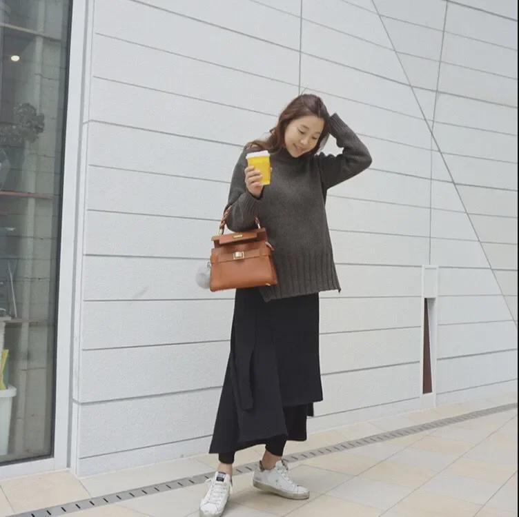 Dámské evropské a americké stylové nepravidelné vícevrstvé kalhotové sukně - Trendy, Niche design