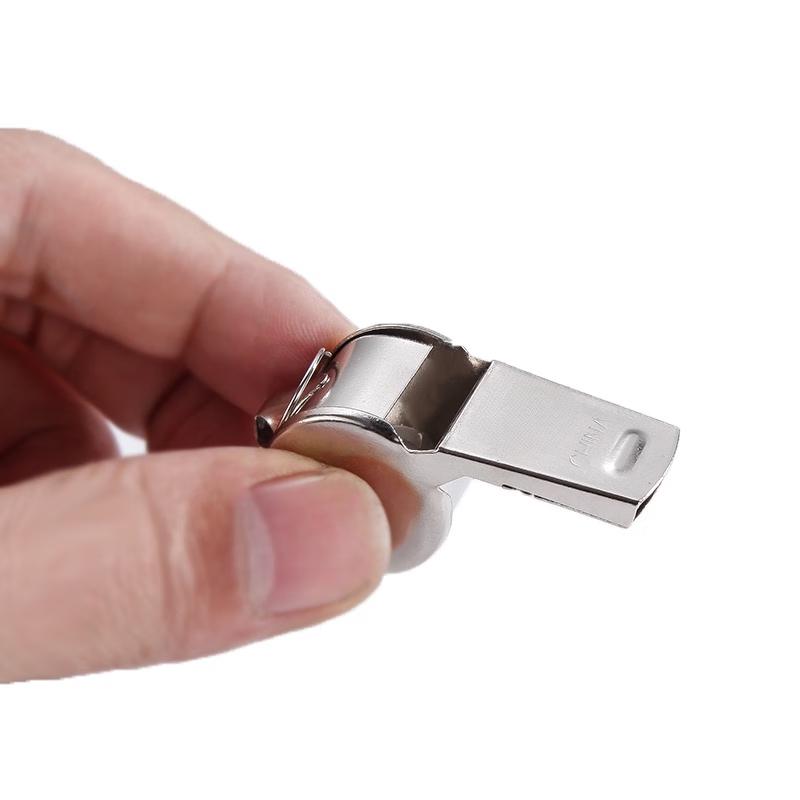 Aluminum Alloy Emergency Whistle 4-Piece Set