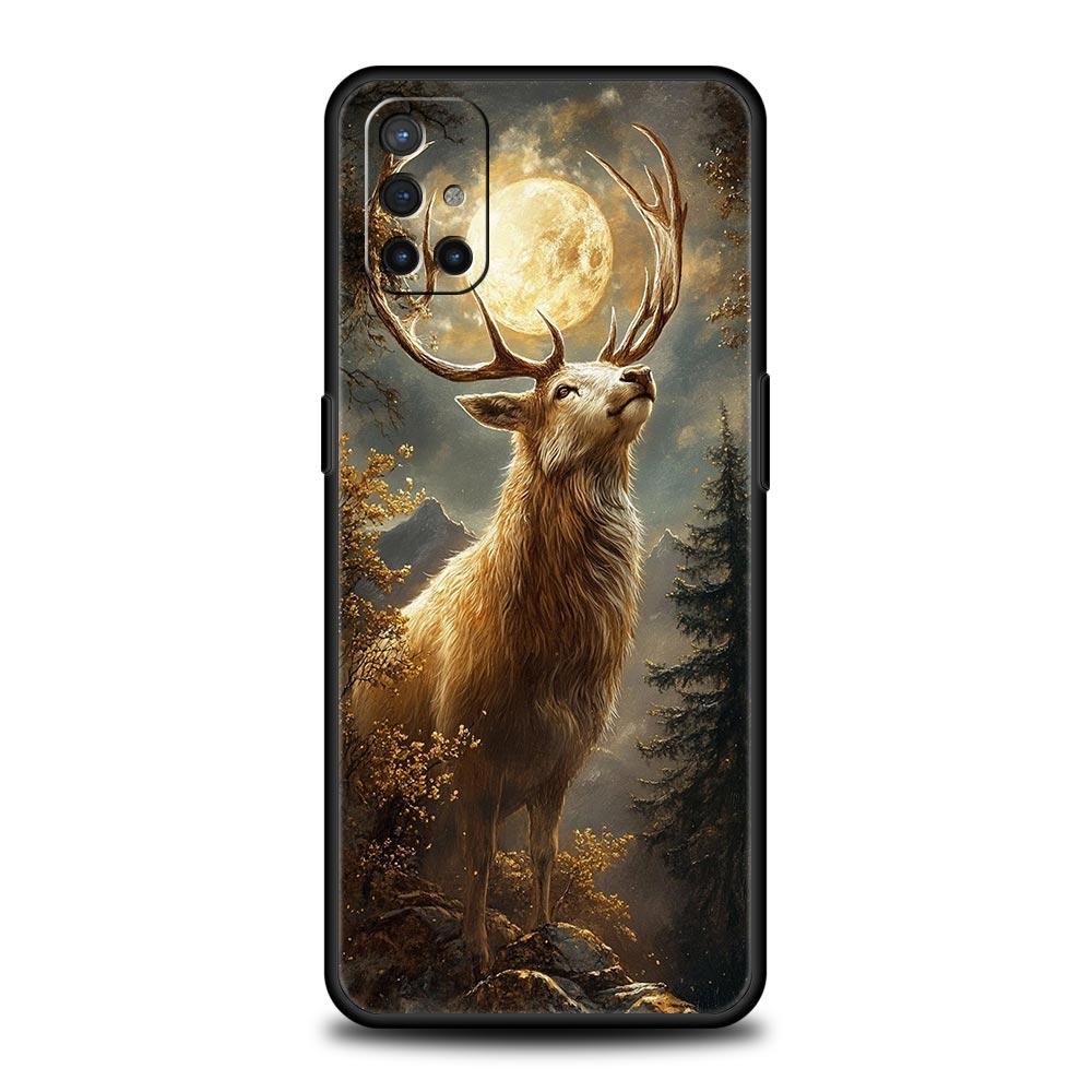 Cartoon Animal Deer Phone Case For Oneplus 13R 13 12R 11 10T 10R Nord N100 N200 N10 10 9 9R 9RT CE 3 2 Z Pro 5G Soft TPU Cover