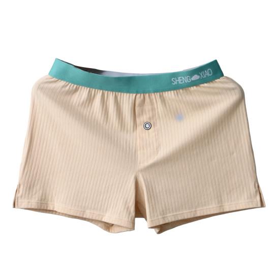 Boxer საცვლები საშუალო აწევა 3D დიზაინის Patchwork ფერადი Boxer ტრუსები მაღალი ელასტიური დიზაინის ზოლიანი შარვალი ყოველდღიური ტანსაცმელი