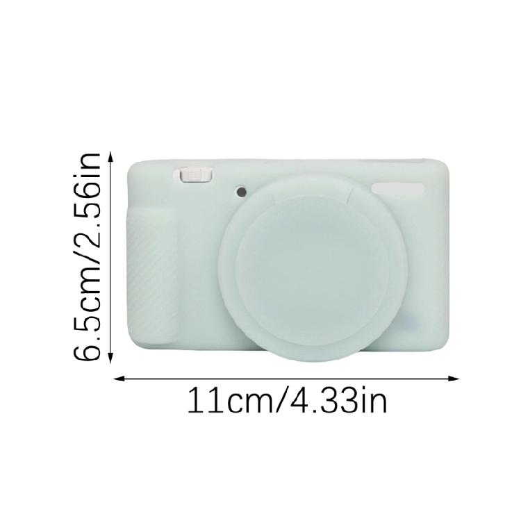 Camera Case with Silicone Body for ZV-1, Integrated Front Cover Section and Textured Grip Area for Daily Carrying and Storage
