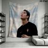 C Ronaldo Wall Tapestry Aesthetic Wall Hanging Printed Fabric Blanket Decorative Tapestries for Bedroom Living Room Home Decor