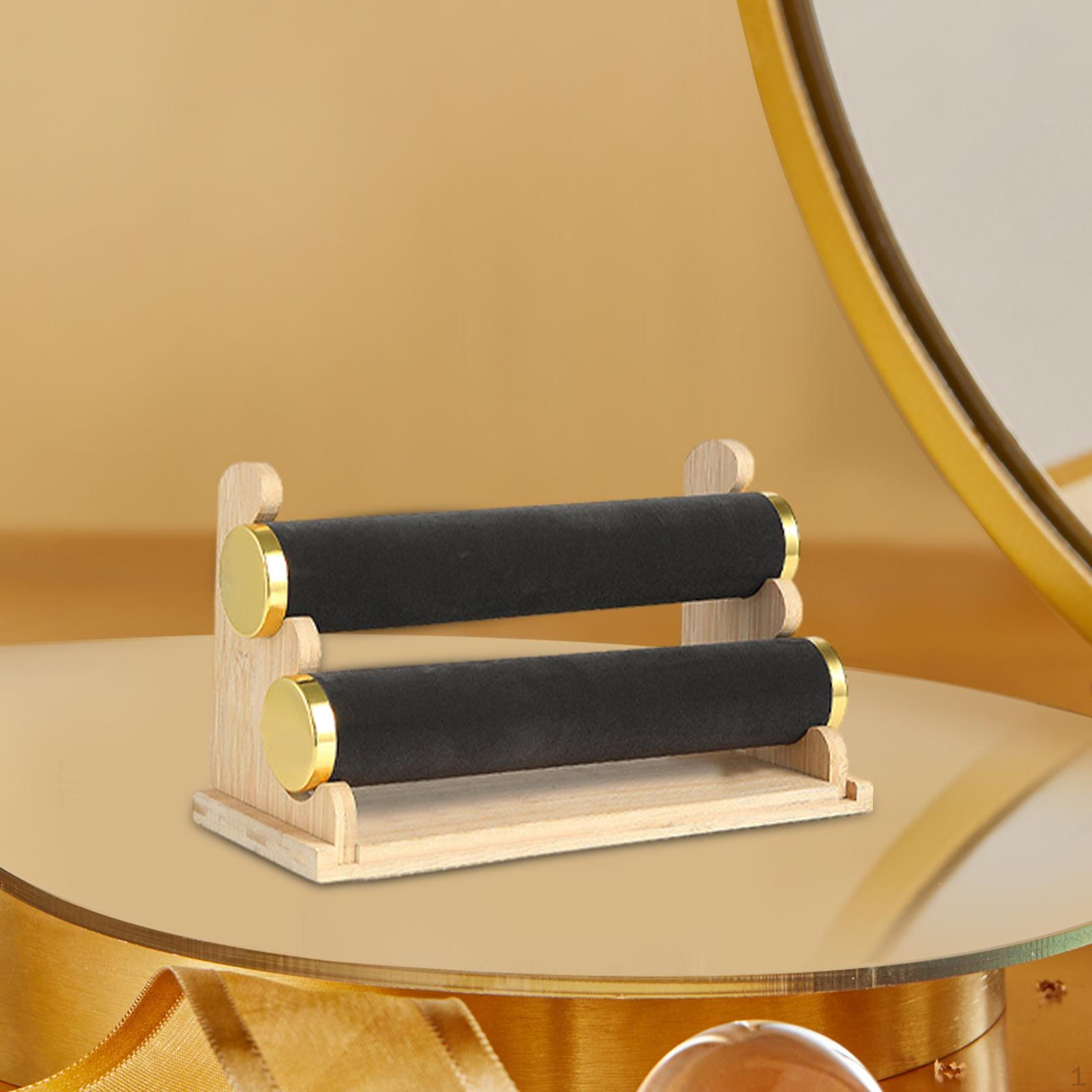 

Держатель для браслета, дисплей, организация хранения, органайзер для ювелирных изделий, подставка для дисплея Two Layers Grey