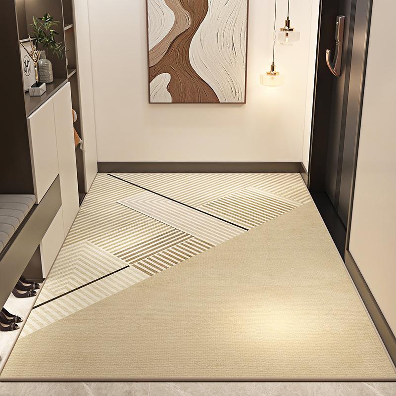 

Household Entrance Mat Entrance Door Foyer Foot Mat Living Room Foot Mat Dirt Resistant Carpet 80 × 120cm