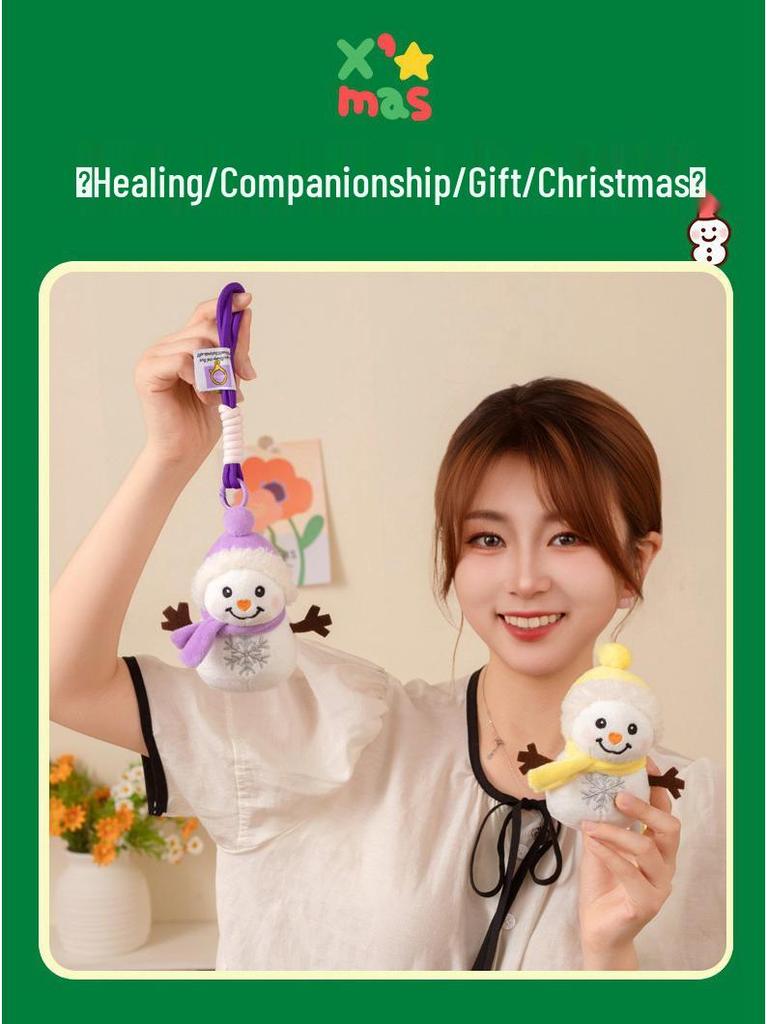 Cross-Border Cute Cartoon Christmas Snowman Plush Toy Ragdoll - Perfect Winter Companion & Gift