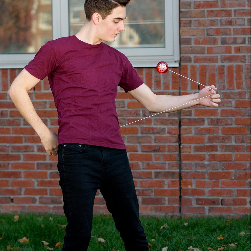 Yomega Fireball - Professionelles Transaxle Yo-Yo für Kinder und Anfänger, die wie ein Profi auftreten wollen. Inklusive 2 zusätzlicher Saiten (Grün)