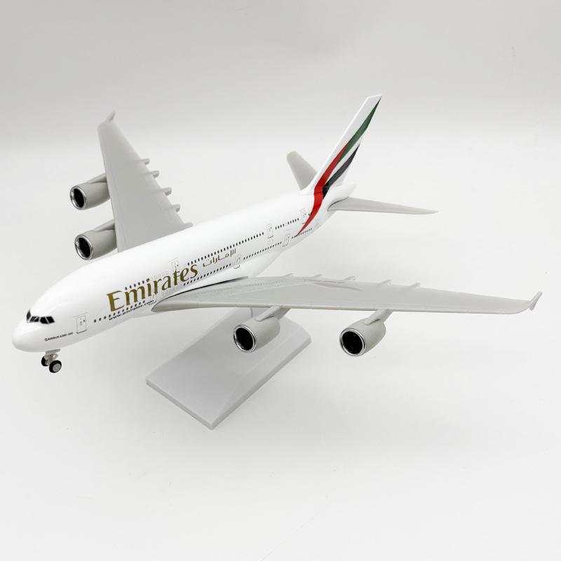 1 Set 1/240 A380 Airlines Series 30cm Airways Resin Model Planes Collectible Desk Accessories Airplane Model Room Decoration