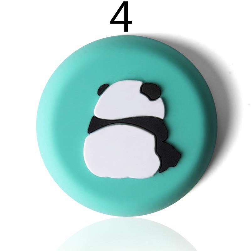 6 Sets Cartoon Silicon Door Anti-collision Pad Thickened Wall Door Handle Protection Pad Table Corner Door Rear Cushioning Mute and Shockproof