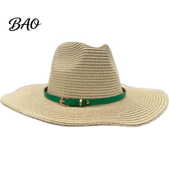 Faux Leather Fedora Hatband Hatband, 0.39" Width Cowboy Hat Band, 27 Vacation Decor Inch Adjustable Band Replacement for Women Men Panama Cowgirl Hats