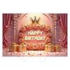 Pink Birthday Theme Party Decoration Backdrop Cloth - Party Decoration Scene Background Wall Hanging